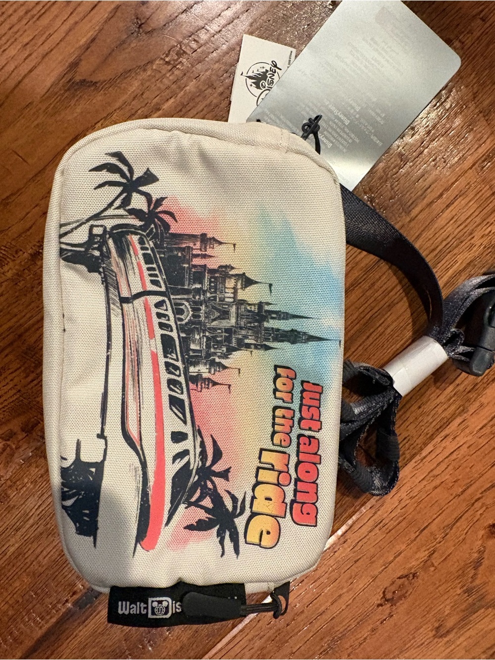 Disney Parks Walt Disney World Retro Belt Bag – NWT.  Just along for the Ride